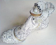 Painting titled "mijn cinderella sch…" by Christiane Jean, Original Art,