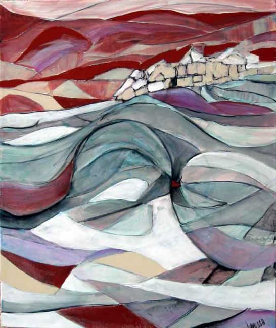 Painting titled "KITSILANO" by Larissa Pirogovski, Original Art, Oil