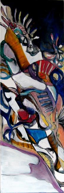 Painting titled "FANTAZIA IV" by Larissa Pirogovski, Original Art,