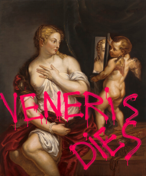 Malarstwo zatytułowany „Veneris dies” autorstwa Larkandre, Oryginalna praca, Olej