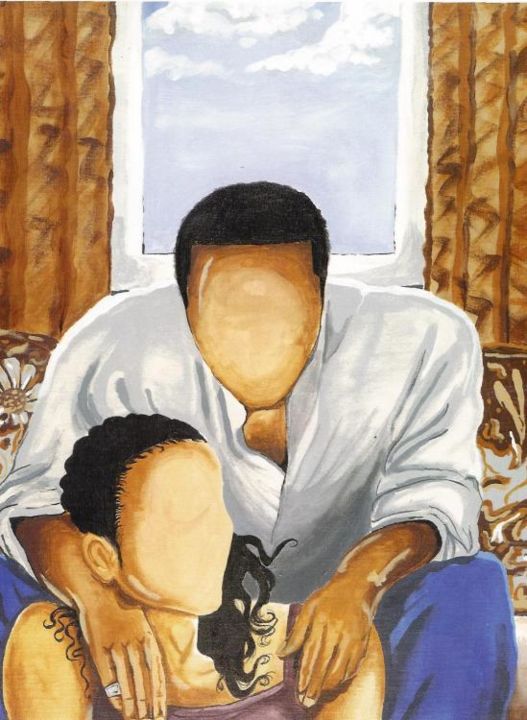 Painting titled "Together" by Ronald Randolph Jr, Original Artwork
