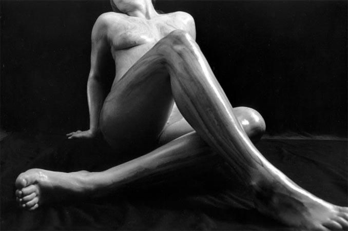 Fotografía titulada "Nude Canvas" por Lars Schotzau, Obra de arte original,