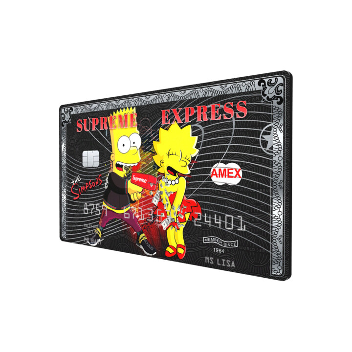 Arte digitale intitolato "Simpson Express Vis…" da Lascaz, Opera d'arte originale, Pittura digitale