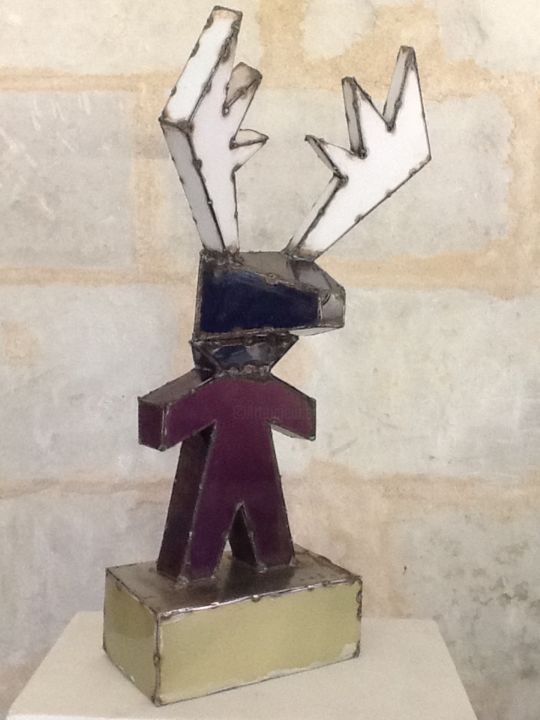 Sculpture intitulée "Zanimo" par Lasco, Œuvre d'art originale