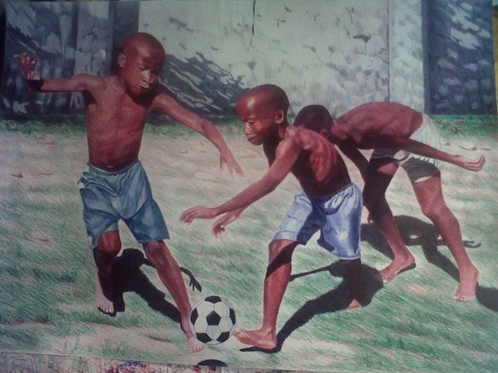 Drawing titled "Star in the Making" by Lateef Olajumoke, Original Art,