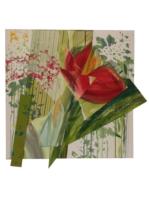 Malarstwo zatytułowany „tulipe rouge” autorstwa Patrice Monnerie, Oryginalna praca