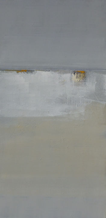 Pintura titulada "Grain-blanc.jpg" por Patricia Garreau, Obra de arte original, Acrílico