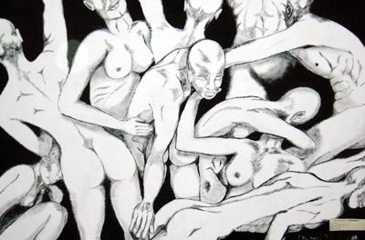 Картина под названием "partusa" - Ronald Duverge Zais, Подлинное произведение искусства, Другой