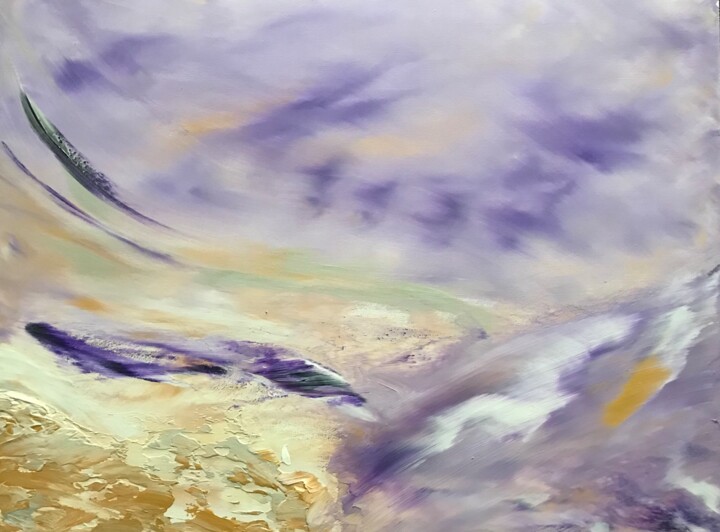 Peinture intitulée "The flight of the w…" par Laura Casini, Œuvre d'art originale, Acrylique