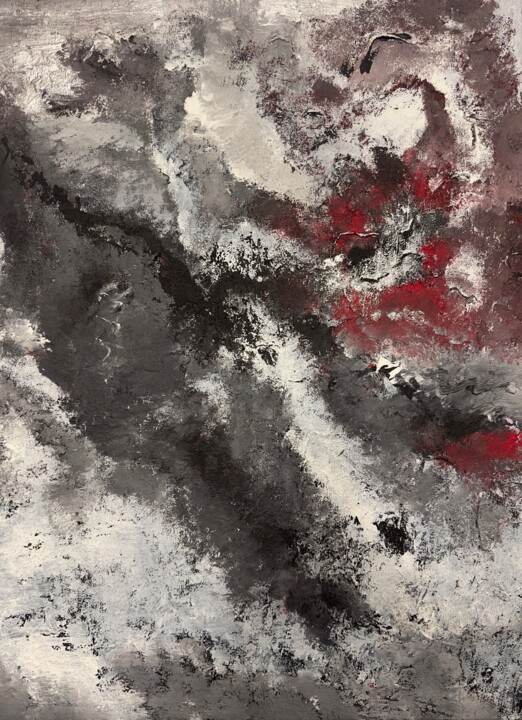 Malerei mit dem Titel "Intensity of life" von Laura Casini, Original-Kunstwerk, Acryl