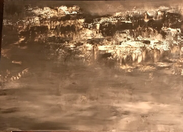 Peinture intitulée "Las cuevas misterio…" par Laura Casini, Œuvre d'art originale, Acrylique