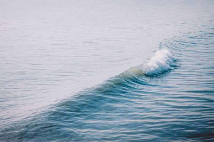 Photographie intitulée "Ocean in winter" par Laura Diara, Œuvre d'art originale, Photographie numérique