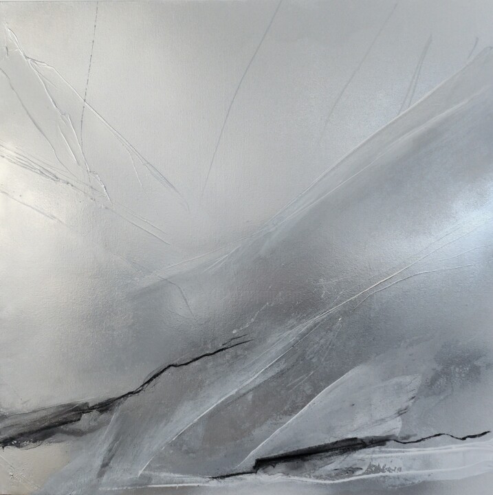 Pintura titulada "Avalanche" por Laura Vargova Fine Art, Obra de arte original, Acrílico Montado en Bastidor de camilla de m…