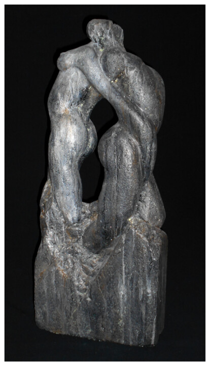 Skulptur mit dem Titel "JEUX INTERDITS" von Laure-Anne Bocquel, Original-Kunstwerk, Acryl