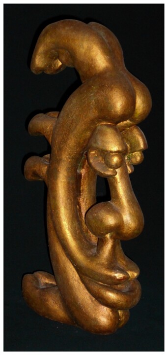 Sculpture intitulée "EQUIVOQUES" par Laure-Anne Bocquel, Œuvre d'art originale, Béton cellulaire