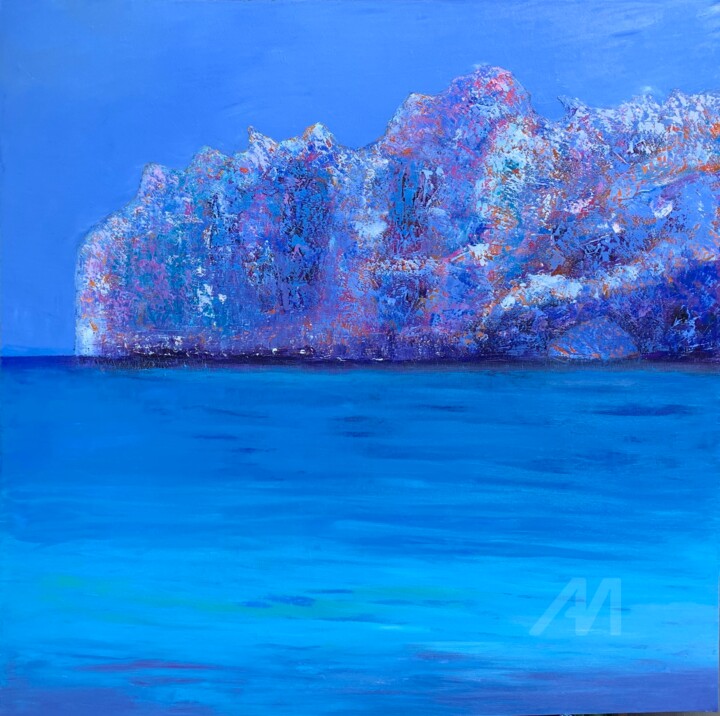 Pintura titulada "Call Bernat" por Laure Bury, Obra de arte original, Oleo Montado en Bastidor standard