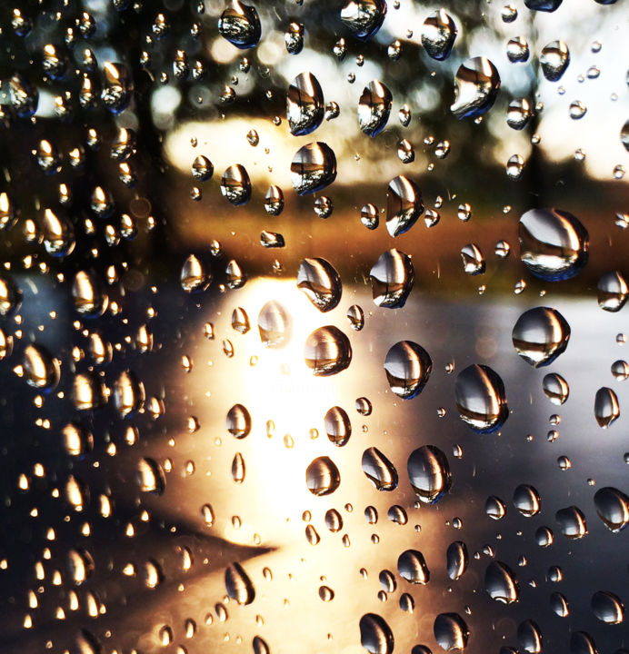 Fotografie mit dem Titel "Perles De Pluie ##" von Laure Charrin, Original-Kunstwerk