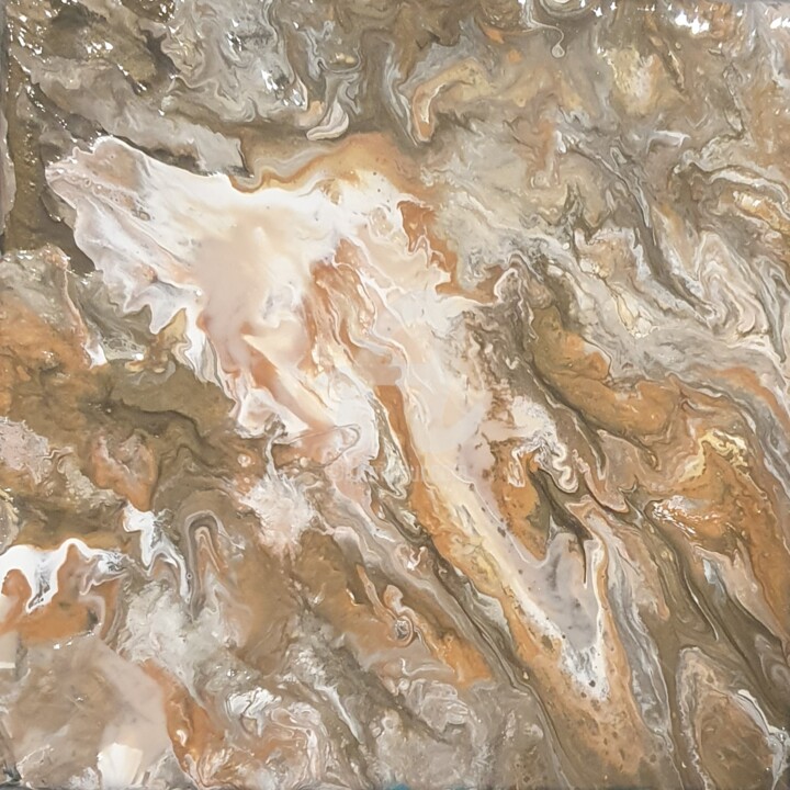 Peinture intitulée "Roche" par Laurence Clerembaux, Œuvre d'art originale, Acrylique