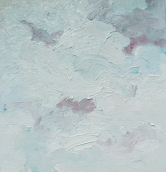 Malerei mit dem Titel "Head in the clouds…" von Laurence D Antonio Lignel, Original-Kunstwerk, Öl