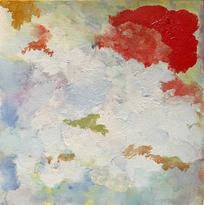 Peinture intitulée "Head in the clouds…" par Laurence D Antonio Lignel, Œuvre d'art originale, Huile