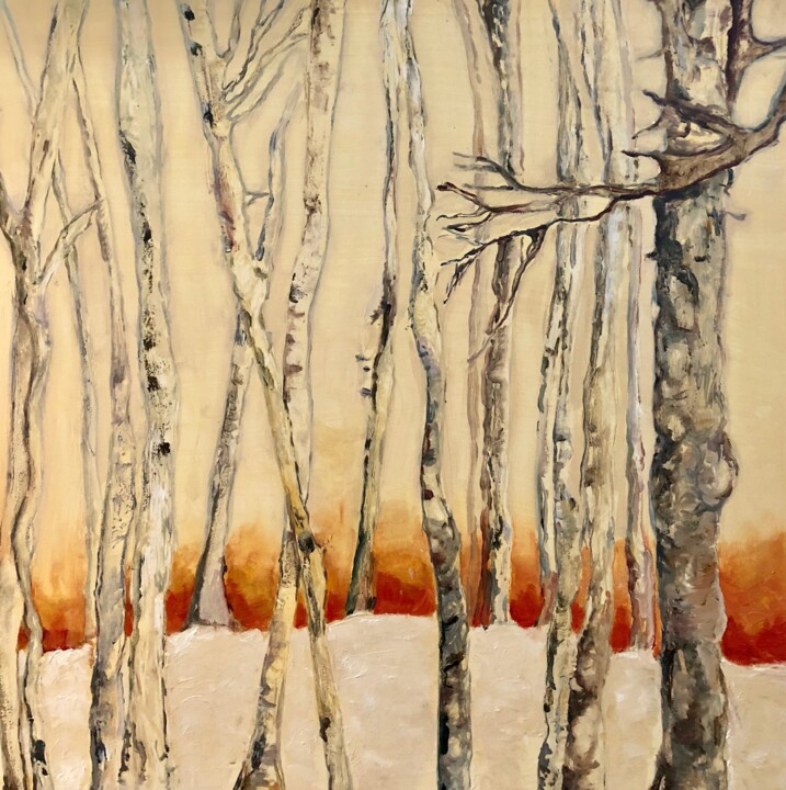 Pintura intitulada "Fire and Ice" por Laurence D Antonio Lignel, Obras de arte originais