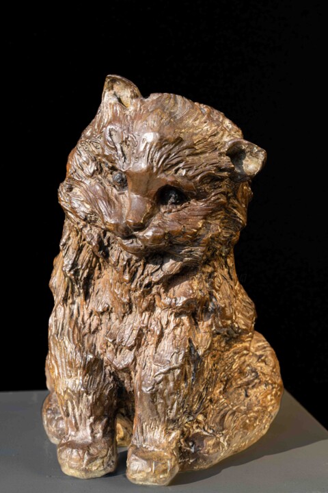 Sculpture titled "Flocon" by Laurence Friche, Original Artwork, Bronze