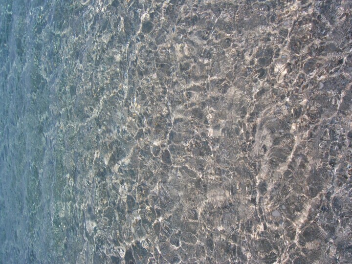 Photographie intitulée "nuances de la mer,…" par Laurence Kozel Fontaine, Œuvre d'art originale, Photographie non manipulée