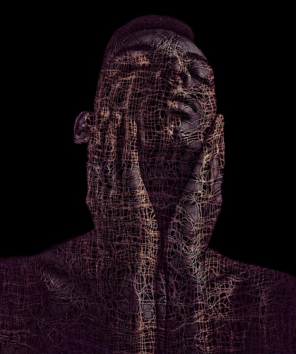 Digital Arts titled "DEEP SOUL 139" by Laurence Verney, Original Artwork, Manipulated Photography Mounted on Aluminium