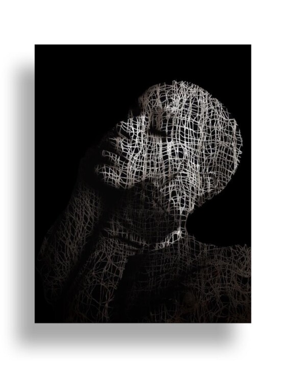 Digital Arts titled "DEEP SOUL 147" by Laurence Verney, Original Artwork, Manipulated Photography Mounted on Aluminium