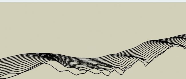 Digital Arts titled "Moving Average Land…" by Laurence Glazier, Original Art,