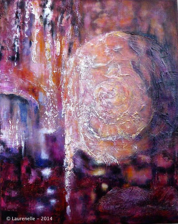 Painting titled "les-larmes-du-temps…" by Laurenelle, Original Artwork, Acrylic