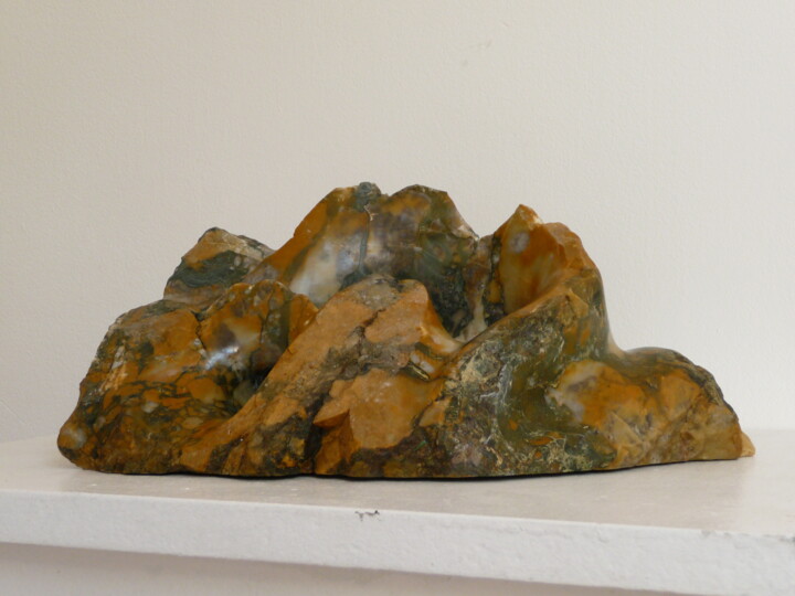 雕塑 标题为“Petit paysage” 由Laurent Boucheron, 原创艺术品, 石