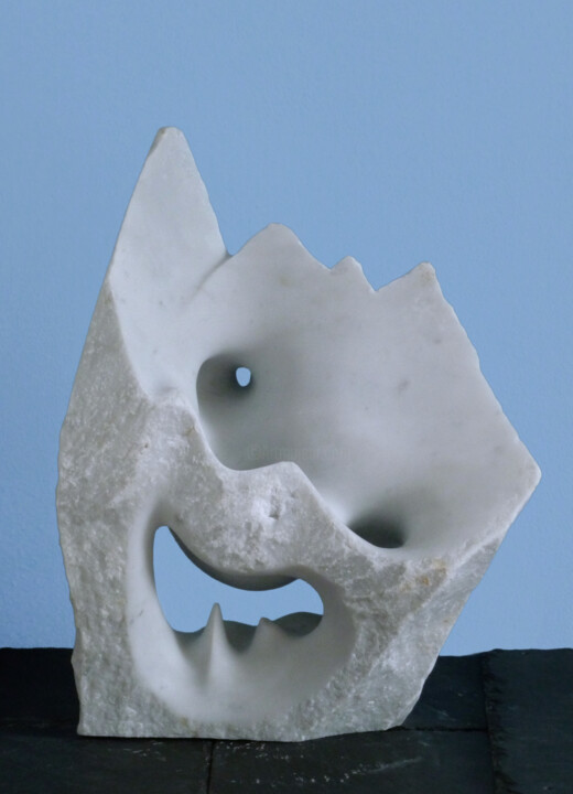 Скульптура под названием "Paysage" - Laurent Boucheron, Подлинное произведение искусства, Камень