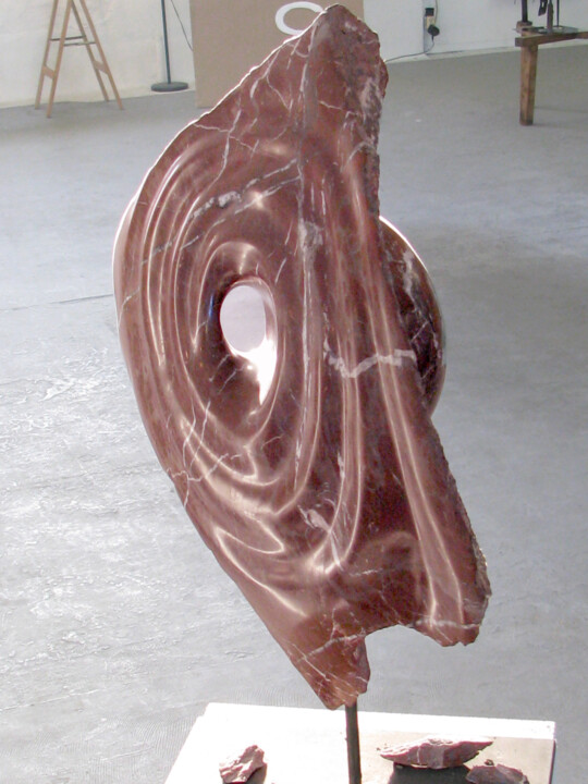 Sculpture intitulée "Ondes" par Laurent Boucheron, Œuvre d'art originale, Pierre