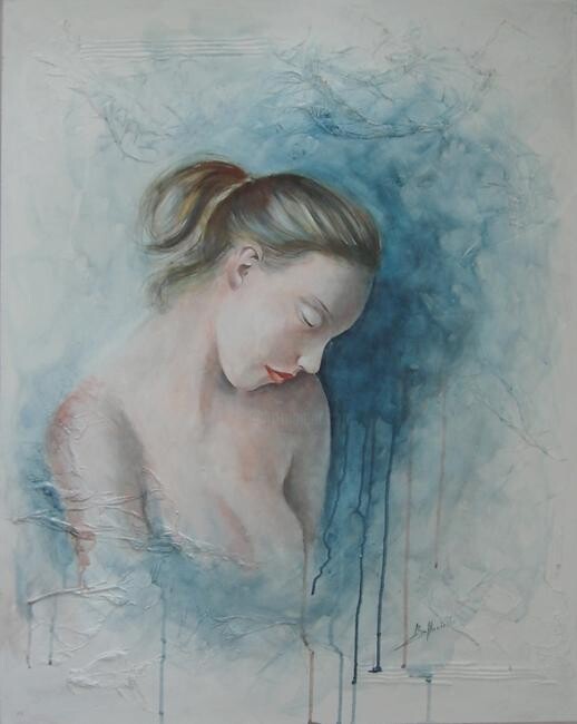 Painting titled "Zélia" by Laurent Buffnoir, Original Artwork