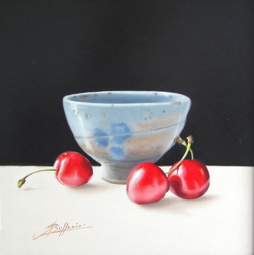 Painting titled "Cherry Cherry" by Laurent Buffnoir, Original Artwork