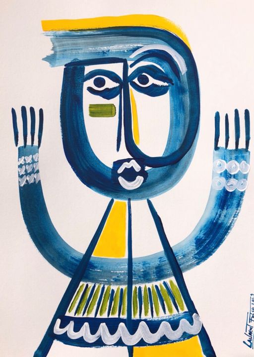 Haut Les Mains Peinture Par Laurent Folco Artmajeur