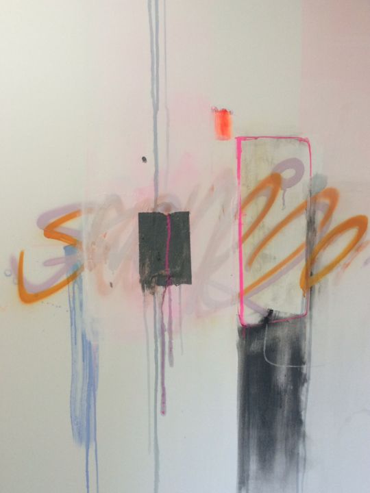 Peinture intitulée "psone" par Laurent Godon, Œuvre d'art originale, Acrylique