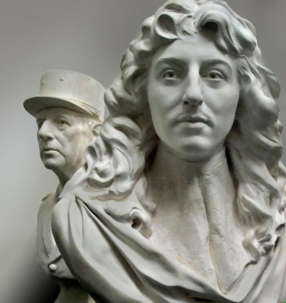 Sculpture titled "Louis XIV jeune, au…" by Laurent Mc, Original Artwork
