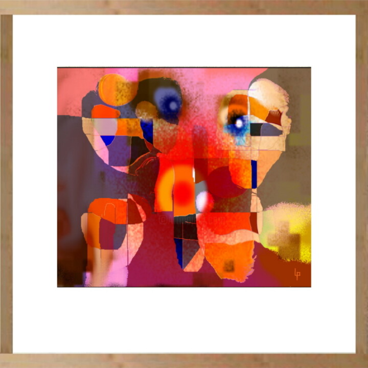 Grafika cyfrowa / sztuka generowana cyfrowo zatytułowany „B35...peinture numé…” autorstwa Laurent Pradat, Oryginalna praca,…