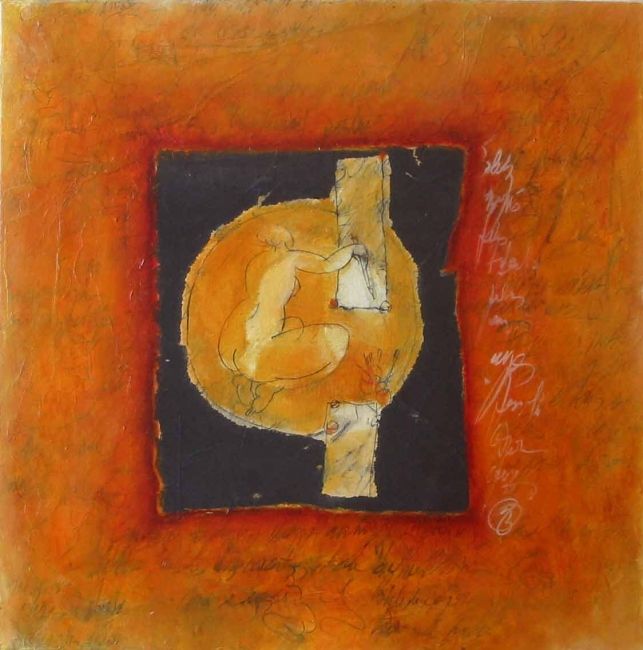 Painting titled "si je m'attendais" by Laurent Noël, Original Artwork