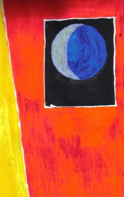 Dibujo titulada "Eclipse" por Lauretta Bonhomme, Obra de arte original