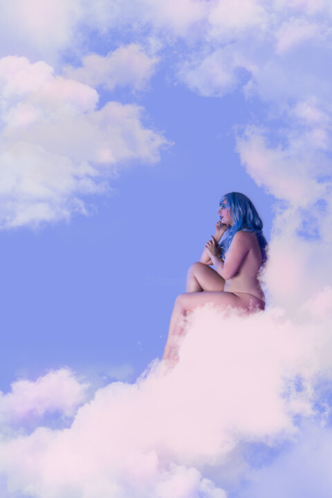 Fotografia zatytułowany „Cloud throne” autorstwa Laurie Plaquet (La Photografolle), Oryginalna praca, Manipulowana fotografi…