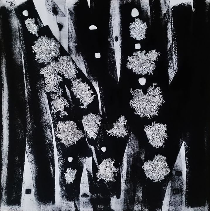 Peinture intitulée "Teue de soirée" par Laydev, Œuvre d'art originale, Acrylique