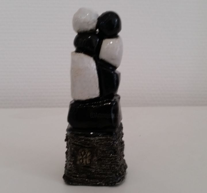 Rzeźba zatytułowany „petit duo” autorstwa Laydev, Oryginalna praca, Ceramika
