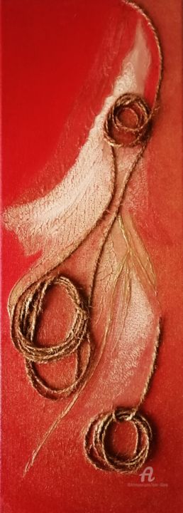 Картина под названием "Trois désirs" - Liliana Lazar, Подлинное произведение искусства, Масло Установлен на Деревянная рама…
