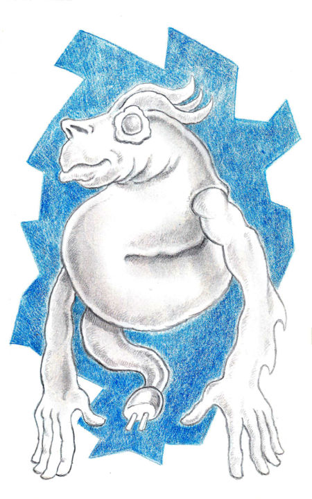 Drawing titled "eggeye-300dpi.jpg" by Laz, Original Artwork