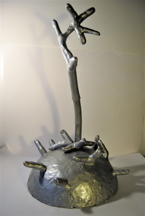 Sculpture intitulée "0029" par Lazart, Œuvre d'art originale, Bois