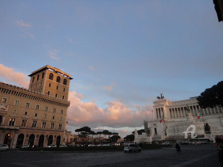 Photography titled "Piazza Venezia, Roma" by Aurelio Nicolazzo, Original Artwork