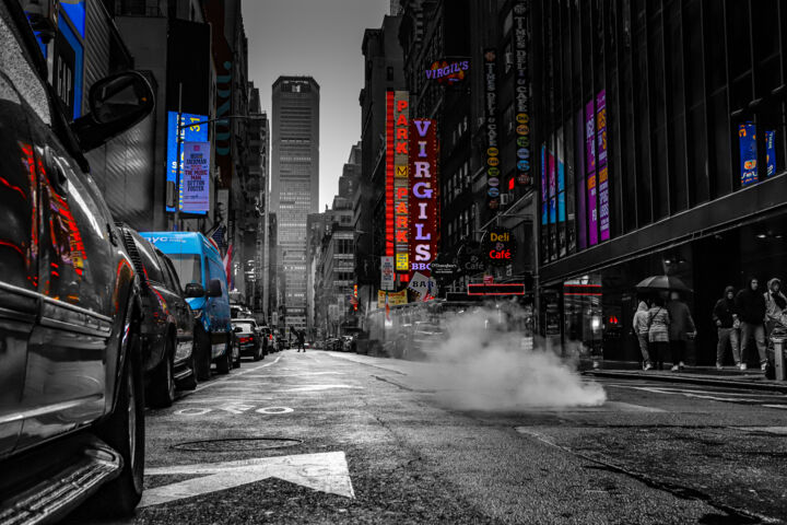 Fotografie mit dem Titel "S.O.N.Y.C (streets…" von Le Pixel Noir Photographie, Original-Kunstwerk, Digitale Fotografie